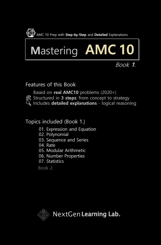 Mastering AMC 10 Book 1 cover