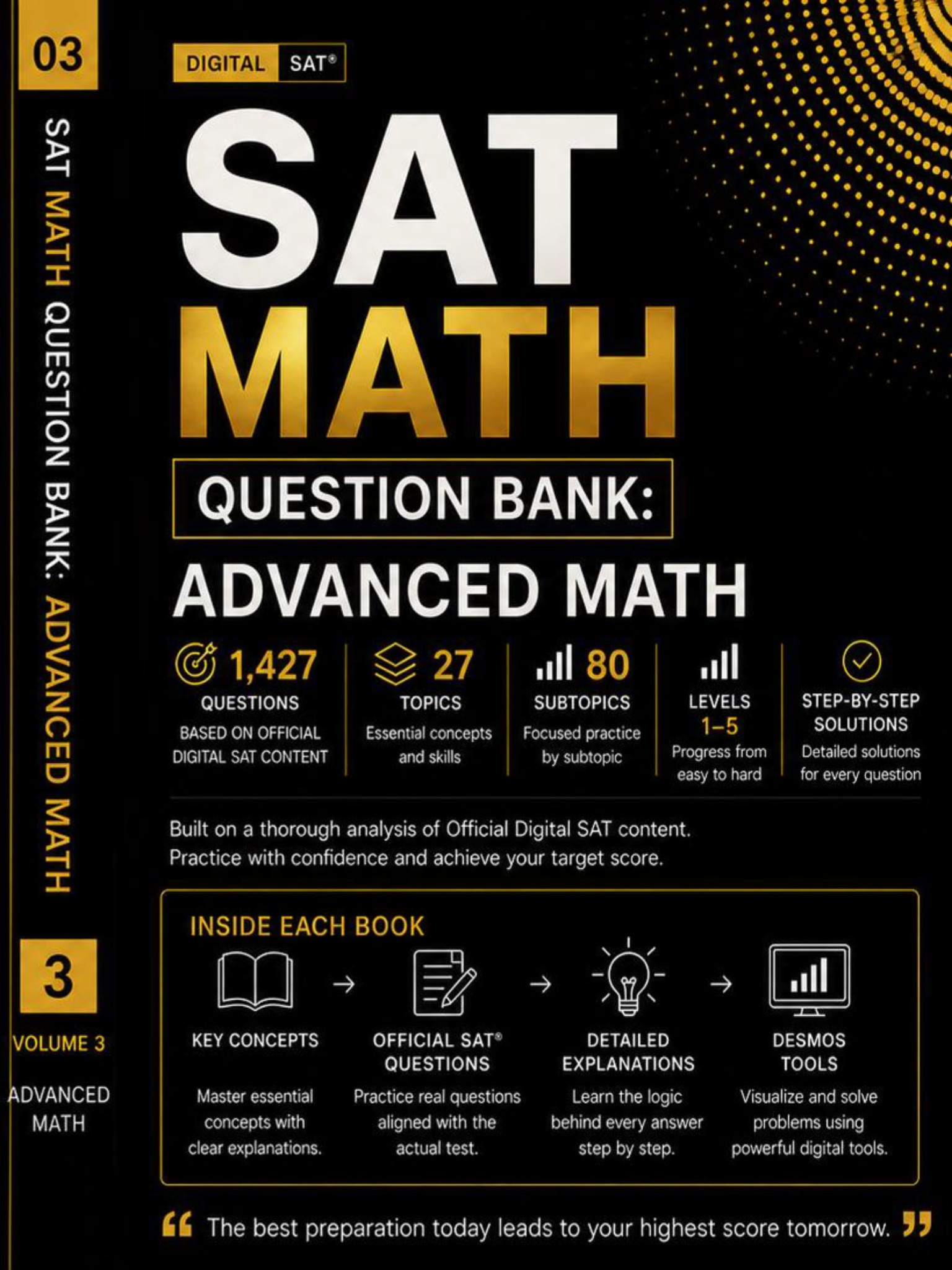 SAT Past Papers Question Bank Book 3 cover